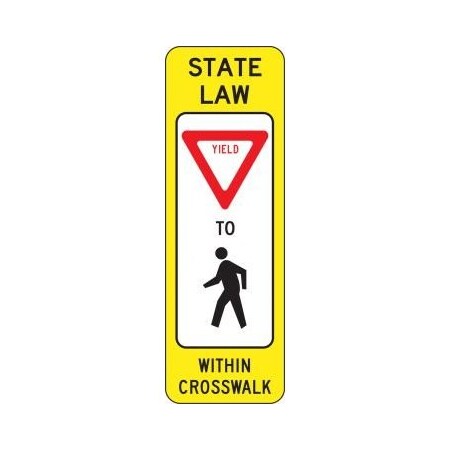 PEDESTRIAN CROSSING SIGN WITHOUT FRR436DP